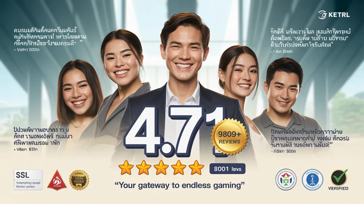 รีวิว SATOO789 จากผู้ใช้งานจริง คะแนน 4.71 จาก 5 ดาว มากกว่า 9809 รีวิว ความน่าเชื่อถือ