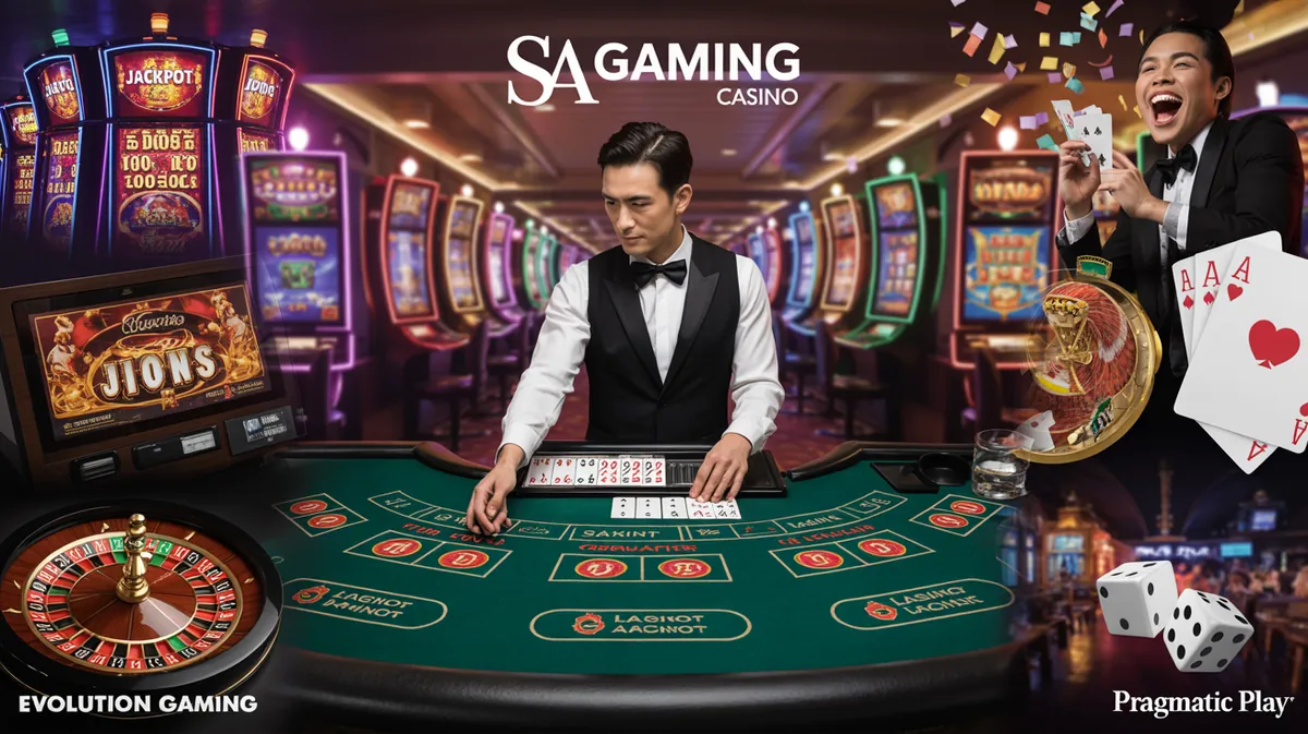 เกมคาสิโนออนไลน์ SATOO789 บาคาร่า สลอต คาสิโนสด จากค่าย SA Gaming Evolution Gaming Pragmatic Play