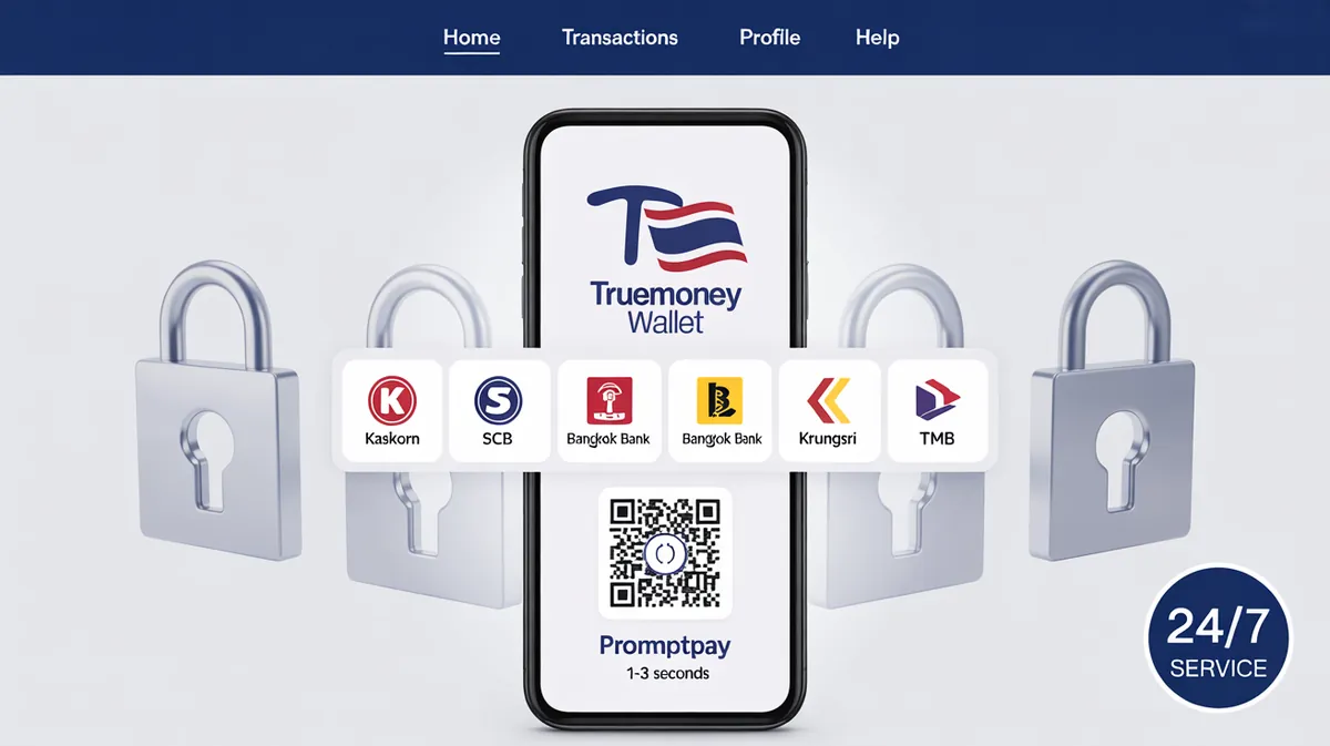 ระบบฝาก-ถอนอัตโนมัติ SATOO789 รองรับ TrueMoney Wallet ไม่มีขั้นต่ำ ทำรายการภายใน 3 วินาที